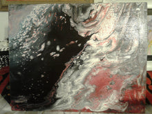 Load image into Gallery viewer, Original Acrylic Red, Grey, White &amp; Black Painting
