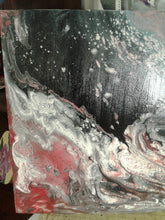 Load image into Gallery viewer, Original Acrylic Red, Grey, White &amp; Black Painting
