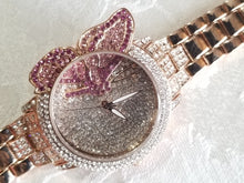 Load image into Gallery viewer, Rose Gold Butterfly Link Designed Watch
