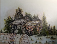 Load image into Gallery viewer, Cabin Retreat Original Painting
