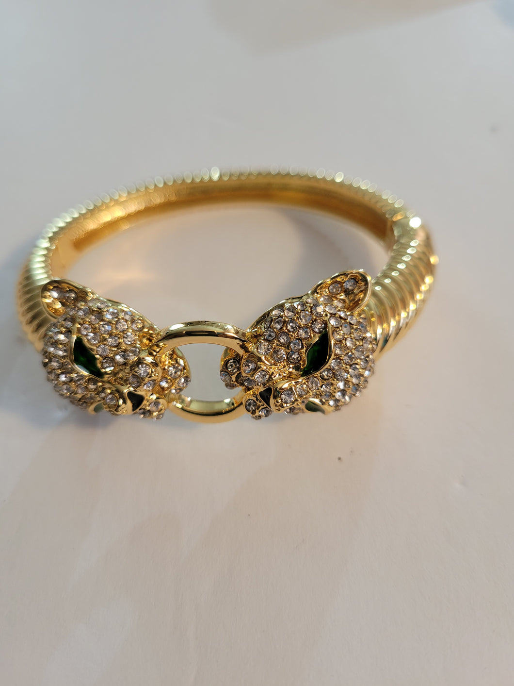 Gold/Green Decortive Bracelet