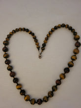 Load image into Gallery viewer, Tiger-Eye Beaded Necklace

