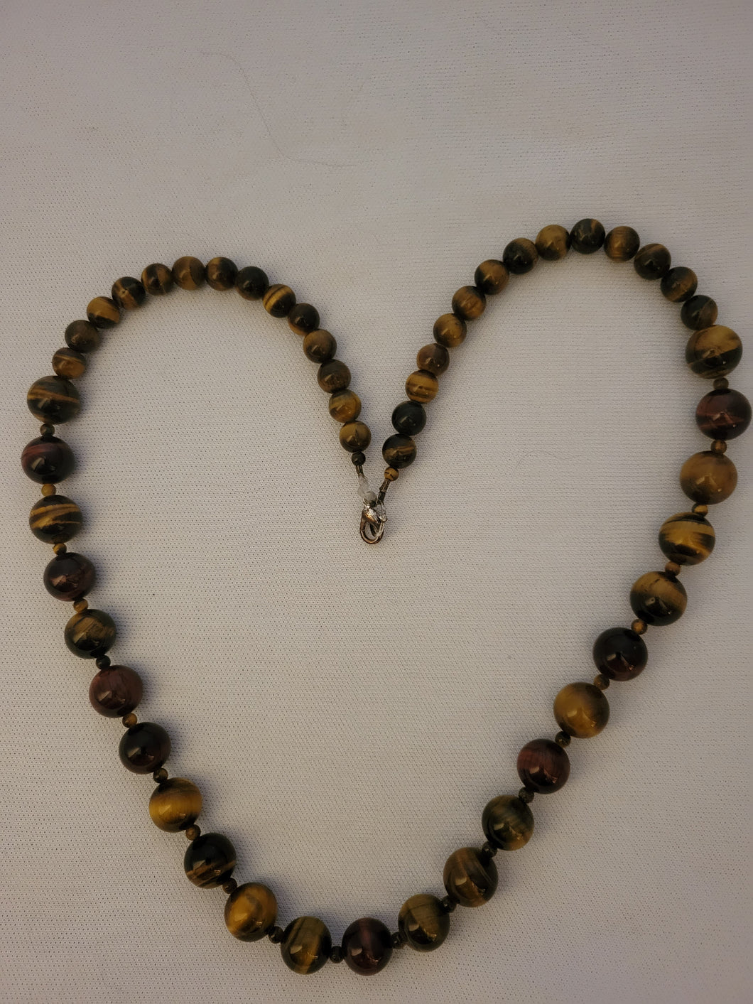 Tiger-Eye Beaded Necklace