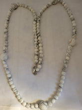 Load image into Gallery viewer, White Howlite Beaded Necklace
